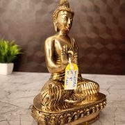 Brass Buddha Idol For Home Decor Half Base Design 8″