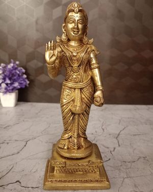 Brass Decor Lady Big Statue- 9″