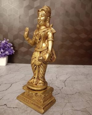Brass Decor Lady Big Statue- 9″