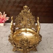 Buy Brass Design Uruli For Home decor / Pooja 11.5″