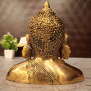 Brass Plain Semi Buddha / Golden Finish 6″