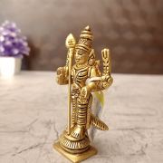 Brass Murugan Idol For Pooja 3″