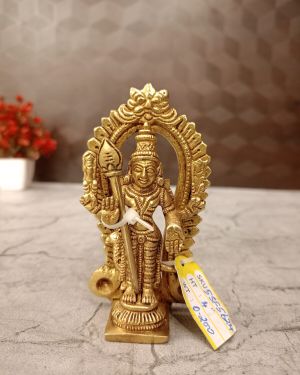 Buy Brass Arch Murugan Statue 4″, Handicarft & Antique Finish