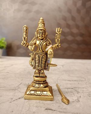 Brass Murugan Idol 4″