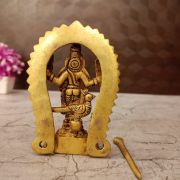 Brass Lord Murugan With Arch Statue | Subramanya Swamy Standing With Vel Handcrafted Idol 5”