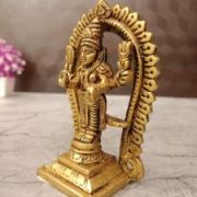 Brass Lord Murugan With Arch Statue | Subramanya Swamy Standing With Vel Handcrafted Idol 5”