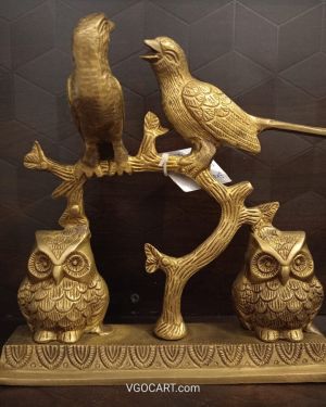 Owls & Birds on Tree Home Decor Showpiece 8.5″