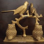 Owls & Birds on Tree Home Decor Showpiece 8.5″