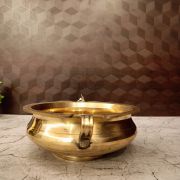 Brass Plain Uruli 3″