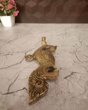 Brass Peacock Designer Jula Hanging- 7″