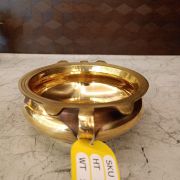 Brass Plain Small Uruli / Home Decor And Golden Finish 2.5″