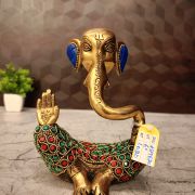brass-stone-morden-ganesha-idol-pooja-gift-home-decor-coimbatore-india