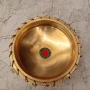 Buy Brass Stone Uruli With Bells 4.5″