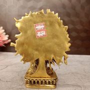 Brass Buddha Under Tree 6.5″