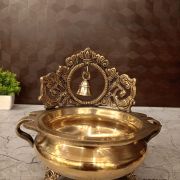brass-uruli-with-bell-pooja-gift-vgocart-coimbatore-india