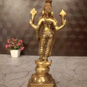 Vishnu Durgai Brass Statue- 9.5″