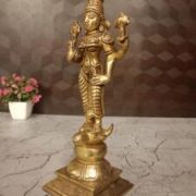Vishnu Durgai Brass Statue- 9.5″