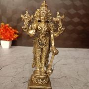 brass-vishnu-idol-pooja-gift-antique-handicraft-idol-coimbatore-india