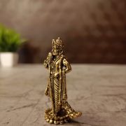 Brass Fine art Murugan on Lotus 2″