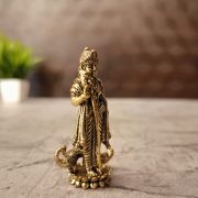 Brass Fine art Murugan on Lotus 2″