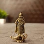 Brass Fine art Murugan on Lotus 2″