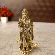 Brass Fine art Murugan on Lotus 4″