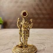 Brass Fine Art Vishnu Idol 3″