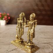 Brass Fine Art Vishnu Lakshmi 3″