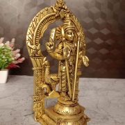 Brass Subramaniya Swamy Handicraft Statue For Pooja 10″