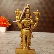 Buy Brass Perumal Idol For Pooja 6″