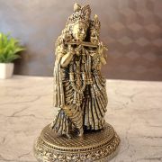 Brass Fine Art Radha Krishna Idol 5″