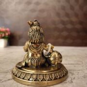 Buy Brass Fine Art Vennai Krishna Statue 3″