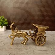 Brass Horse Cart Idol- 3.5″
