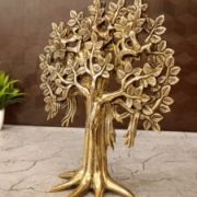Buy Brass Kalpavriksha Tree With Stand 10″ Handicraft & Antique Finish
