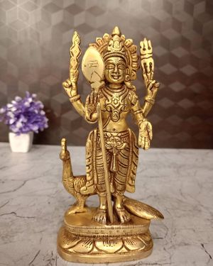 Buy Brass Murugan sculpture 8.5″