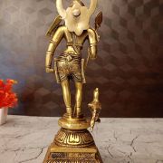 Brass Palani Murugan Statue 11″ Pure And Antique Finish