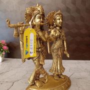 Buy Brass Radha Krishna Statue 10″ For Wedding Gift
