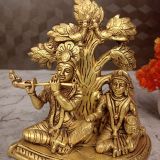 brass-radha-krishna-idol-tree-pooja-gift-antique-vgocart-coimbatore