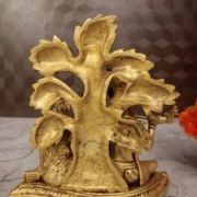 Buy Brass Krishna and Radha sitting Under Tree 7.5″