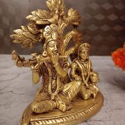 Buy Brass Krishna and Radha sitting Under Tree 7.5″
