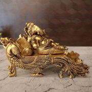 Brass Superfine Sofa Ganesha Statue 5″