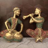 brass-stone-wall-mount-music-set-gift-vgocart-coimbatore