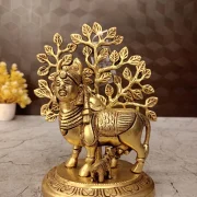 Brass Tree Kamadhenu Idol 7.5”