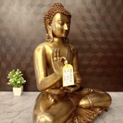Brass Buddha Idol 19.5