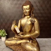 Brass Buddha Idol 19.5