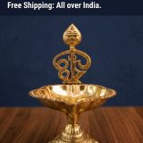 Brass-Om-Diya-3.5-inch