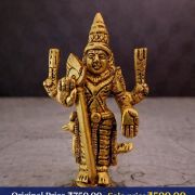 Murugan Peacock Idol 3 Inch Brass