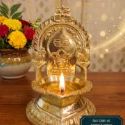 Murugan Vel Diya Brass 6 Inch