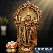Brass Arch Murugan Idol 7 Inch