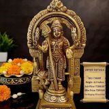brass thiruvachi murugan idol 6.5 inch